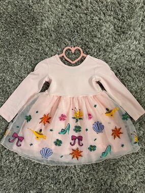 Hanna Andrersson Disney Princess Tulle Dress size 2 like new worn once